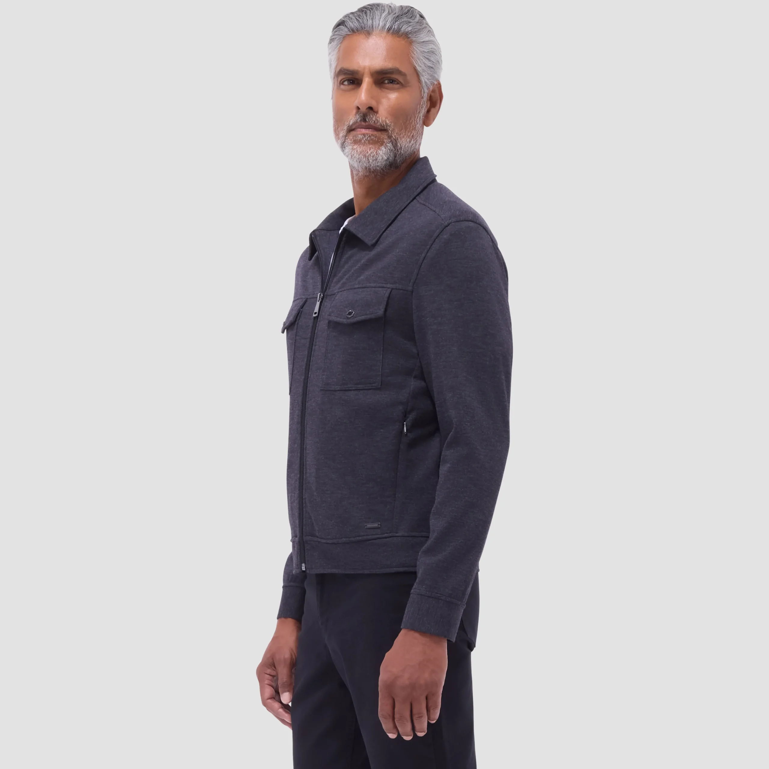 Soft Touch Heather Shirt Jacket