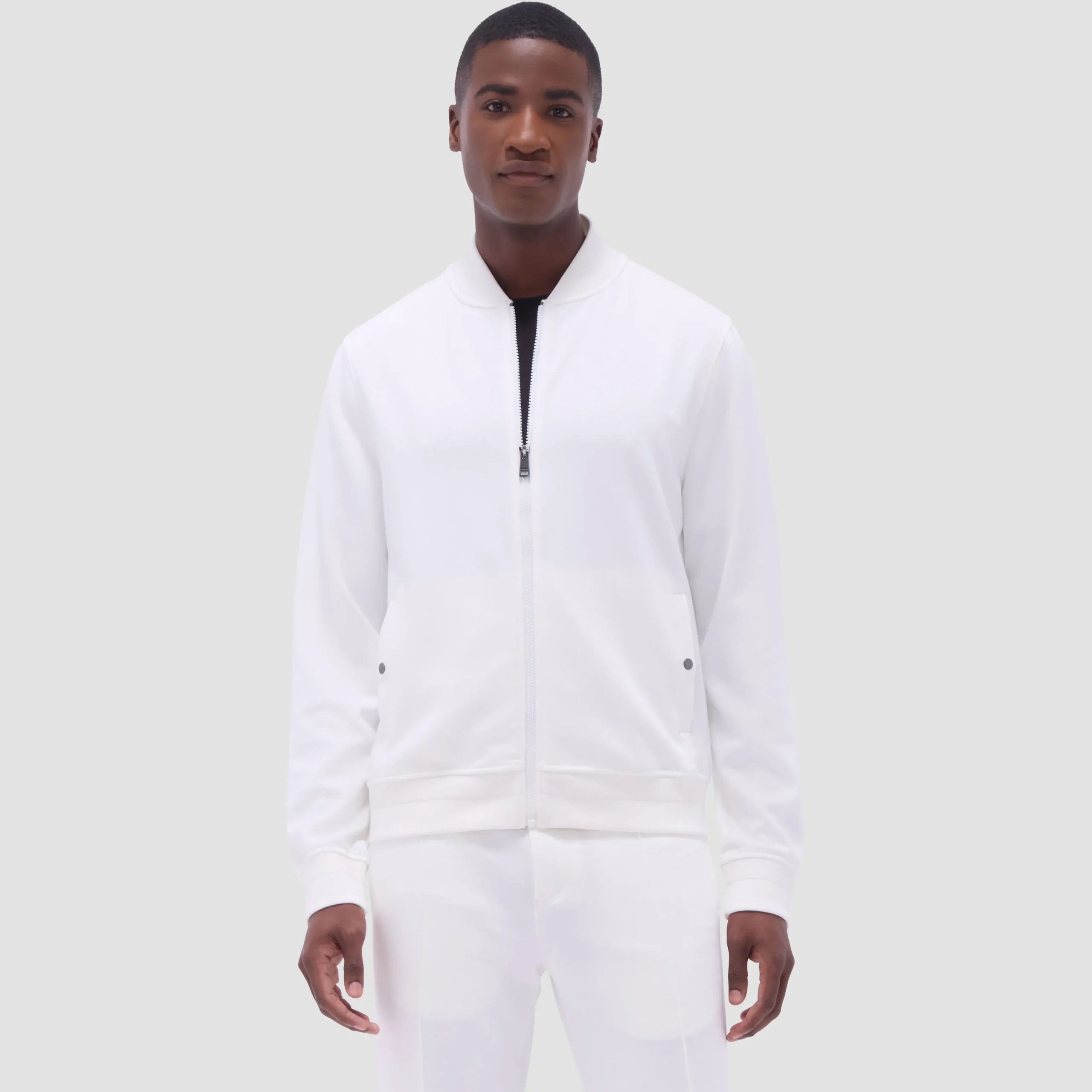 Soft Touch Solid Bomber Jacket