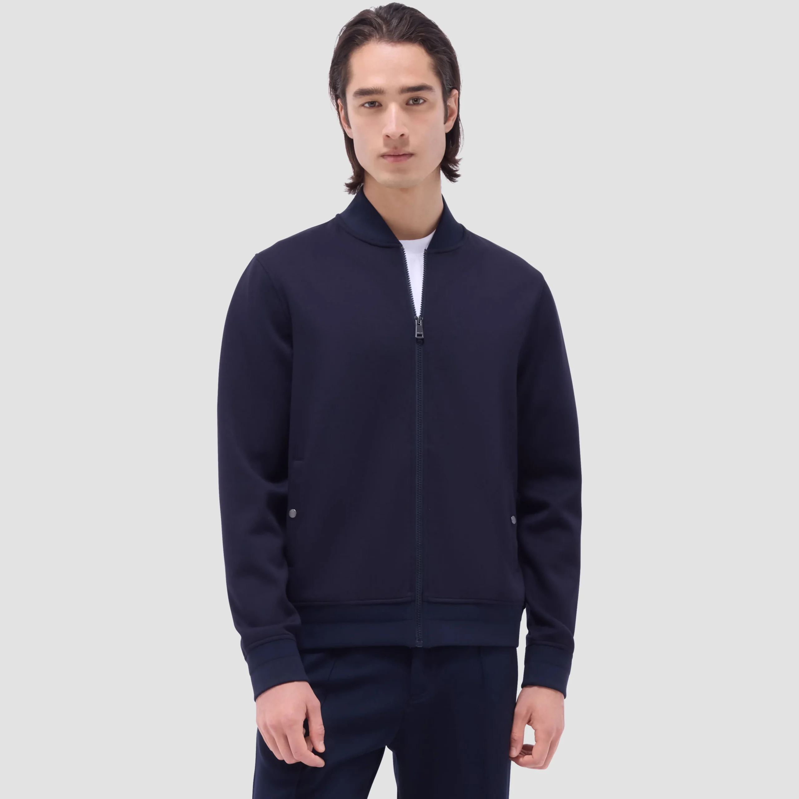 Soft Touch Solid Bomber Jacket
