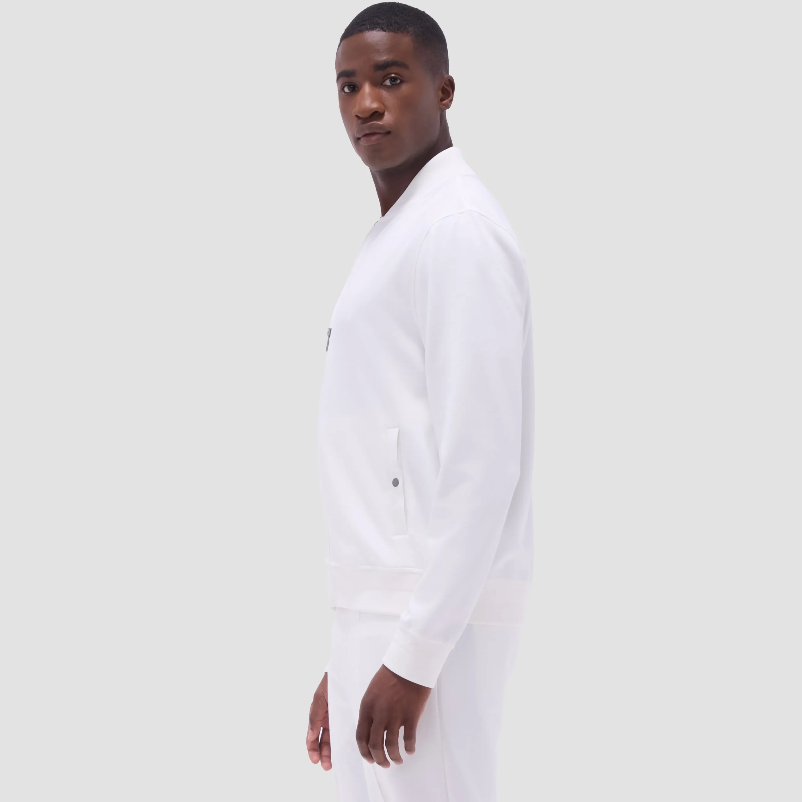 Soft Touch Solid Bomber Jacket