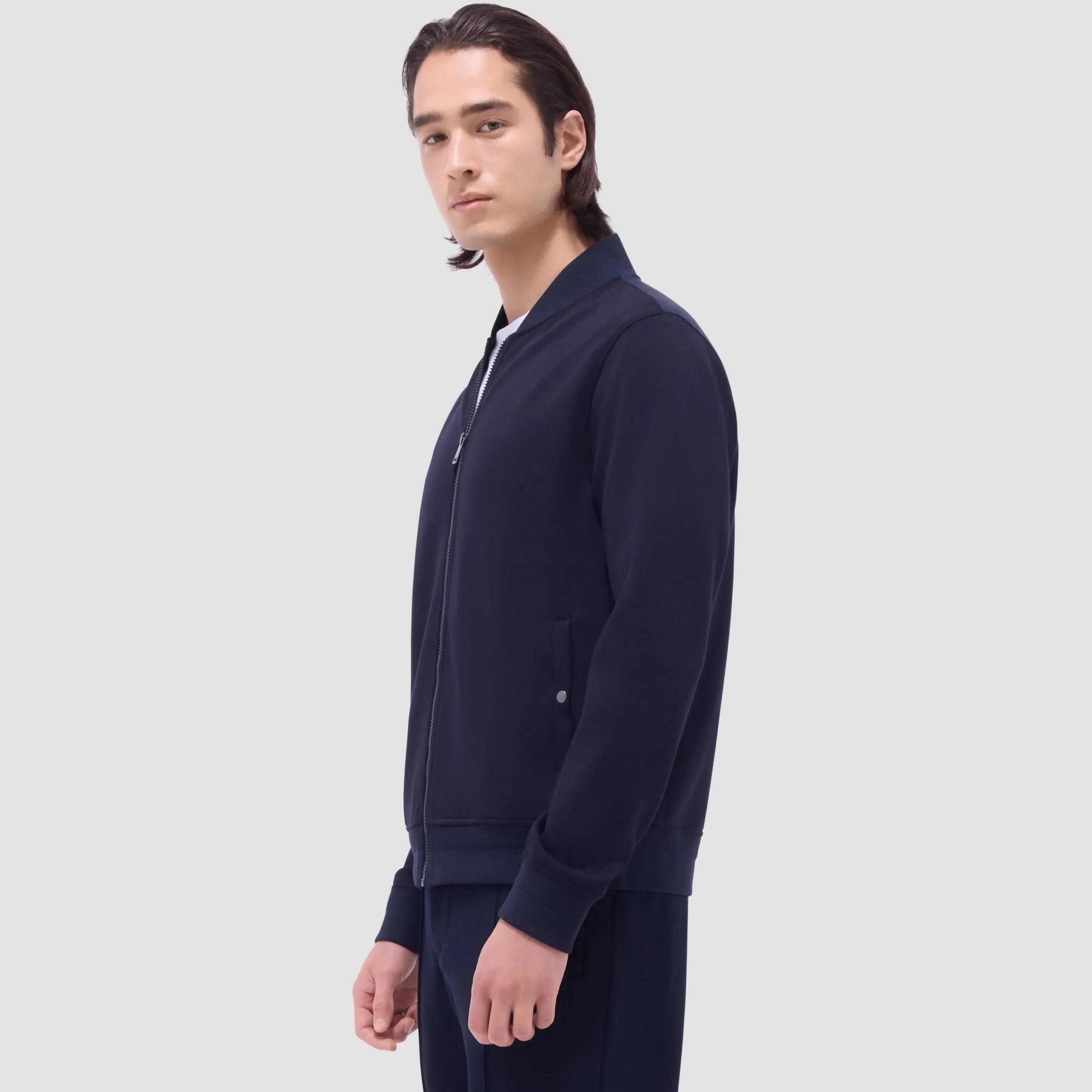Soft Touch Solid Bomber Jacket