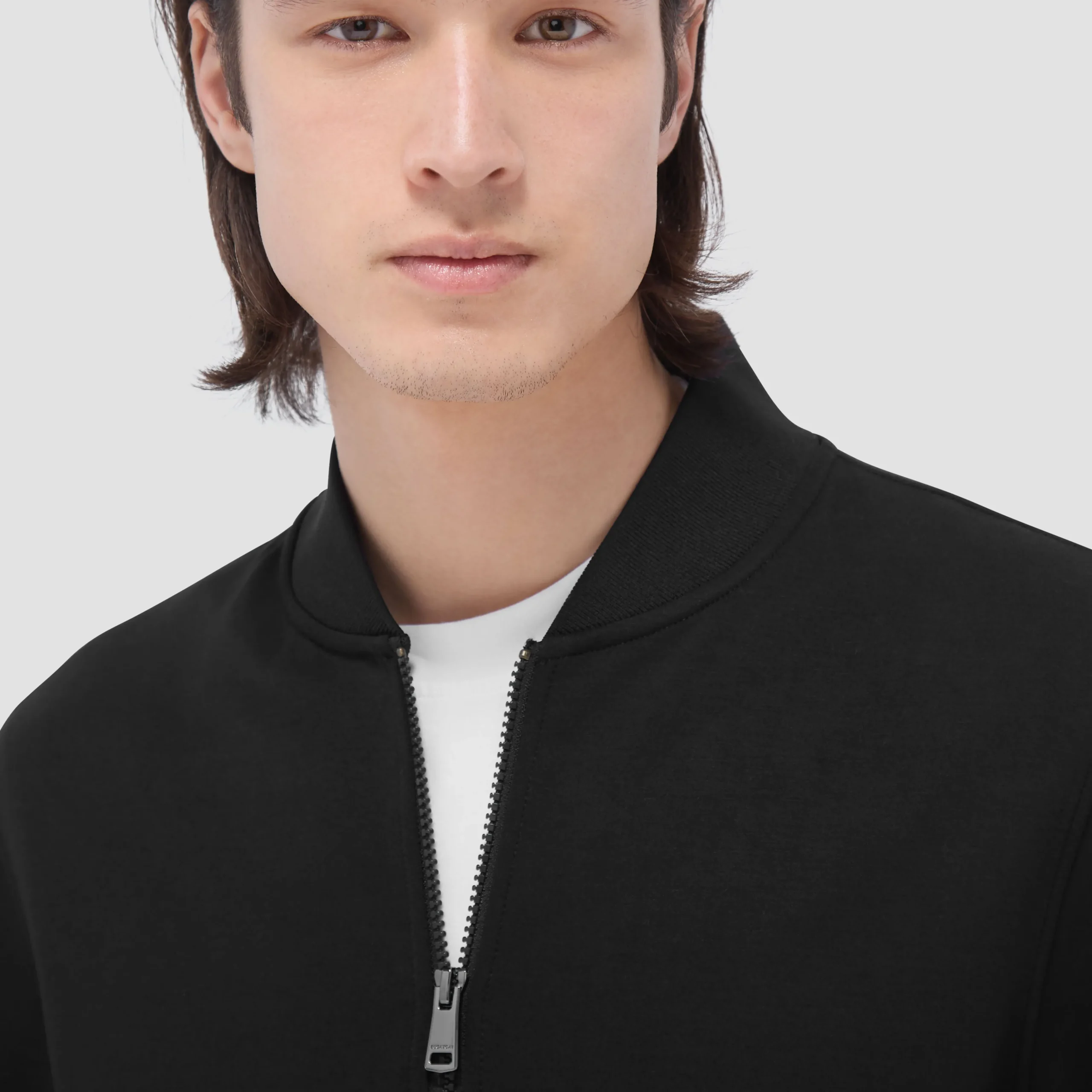 Soft Touch Solid Bomber Jacket