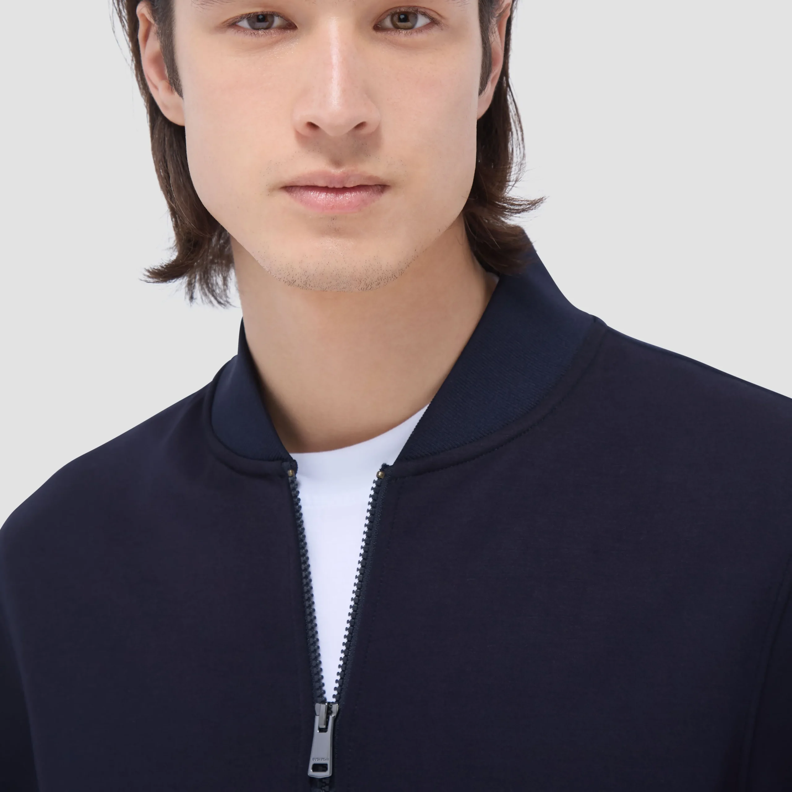 Soft Touch Solid Bomber Jacket