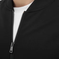 Soft Touch Solid Bomber Jacket