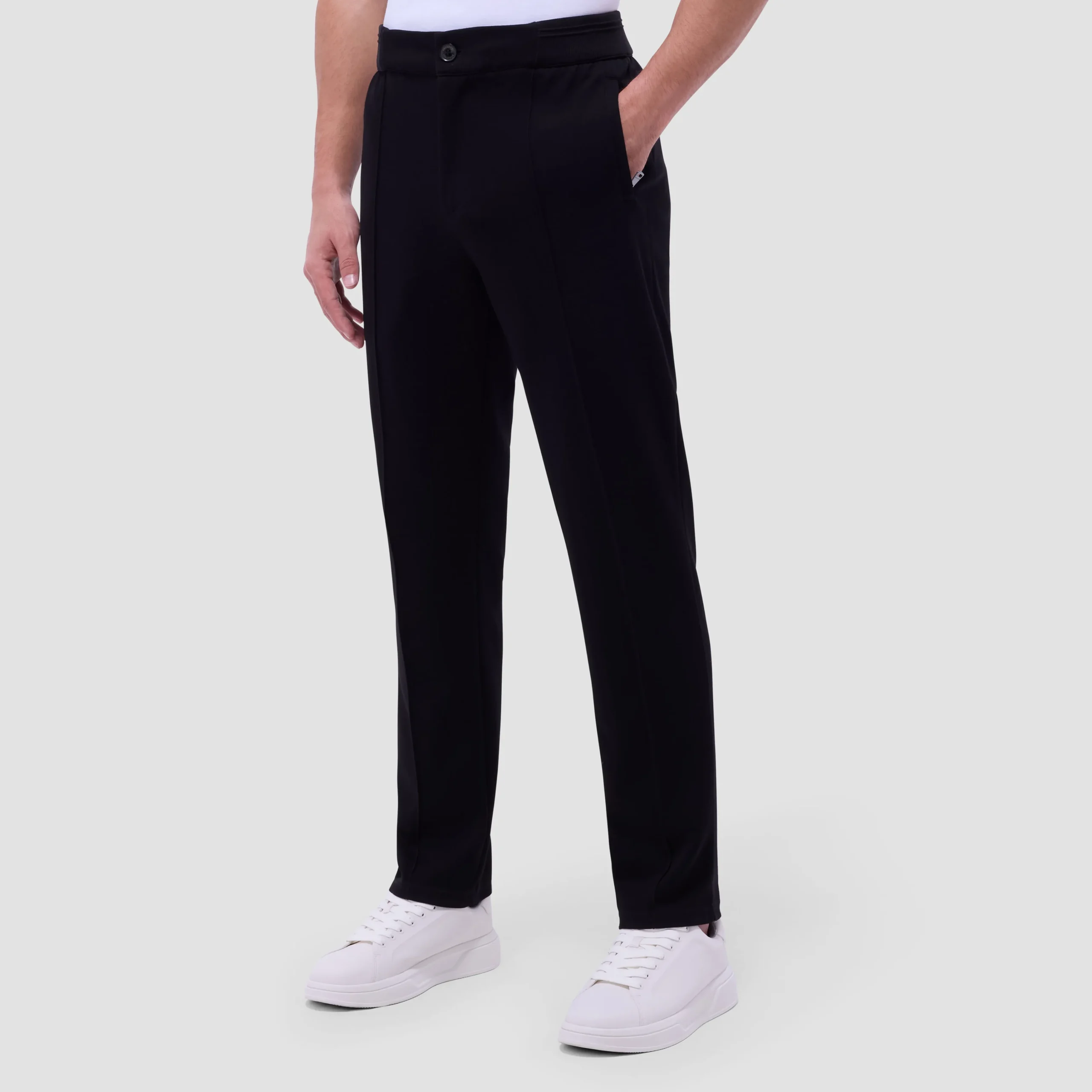 Soft Touch Solid Casual Pants