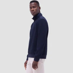 Soft Touch Solid Quarter-Zip Pullover With Hood