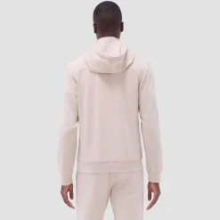 Soft Touch Solid Quarter-Zip Pullover With Hood