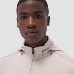 Soft Touch Solid Quarter-Zip Pullover With Hood