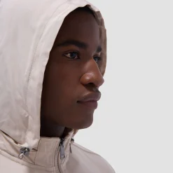 Soft Touch Solid Quarter-Zip Pullover With Hood