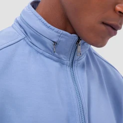 Soft Touch Solid Quarter-Zip Pullover With Hood