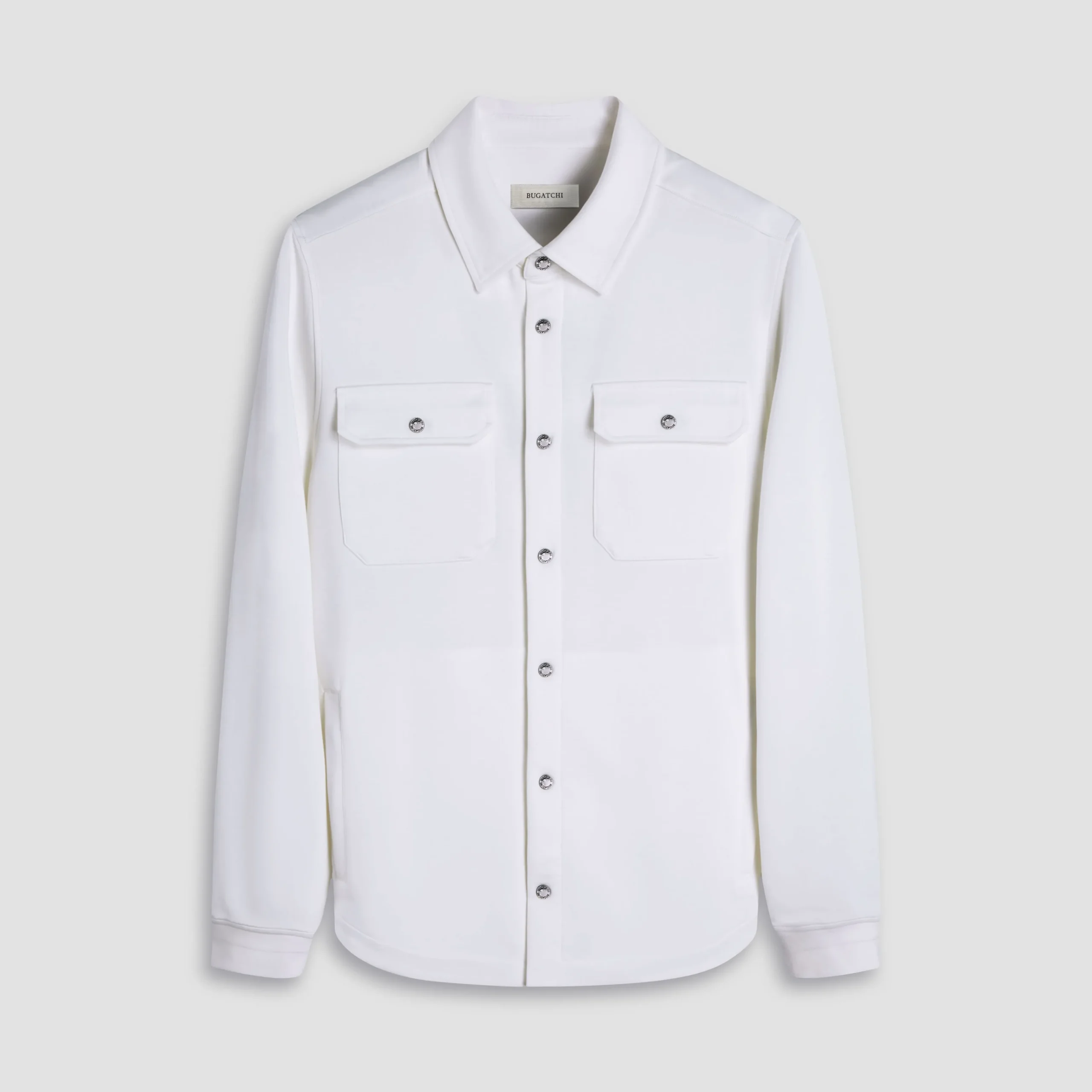 Soft Touch Solid Shirt Jacket