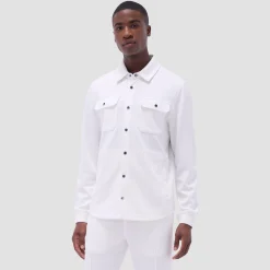 Soft Touch Solid Shirt Jacket
