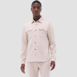 Soft Touch Solid Shirt Jacket