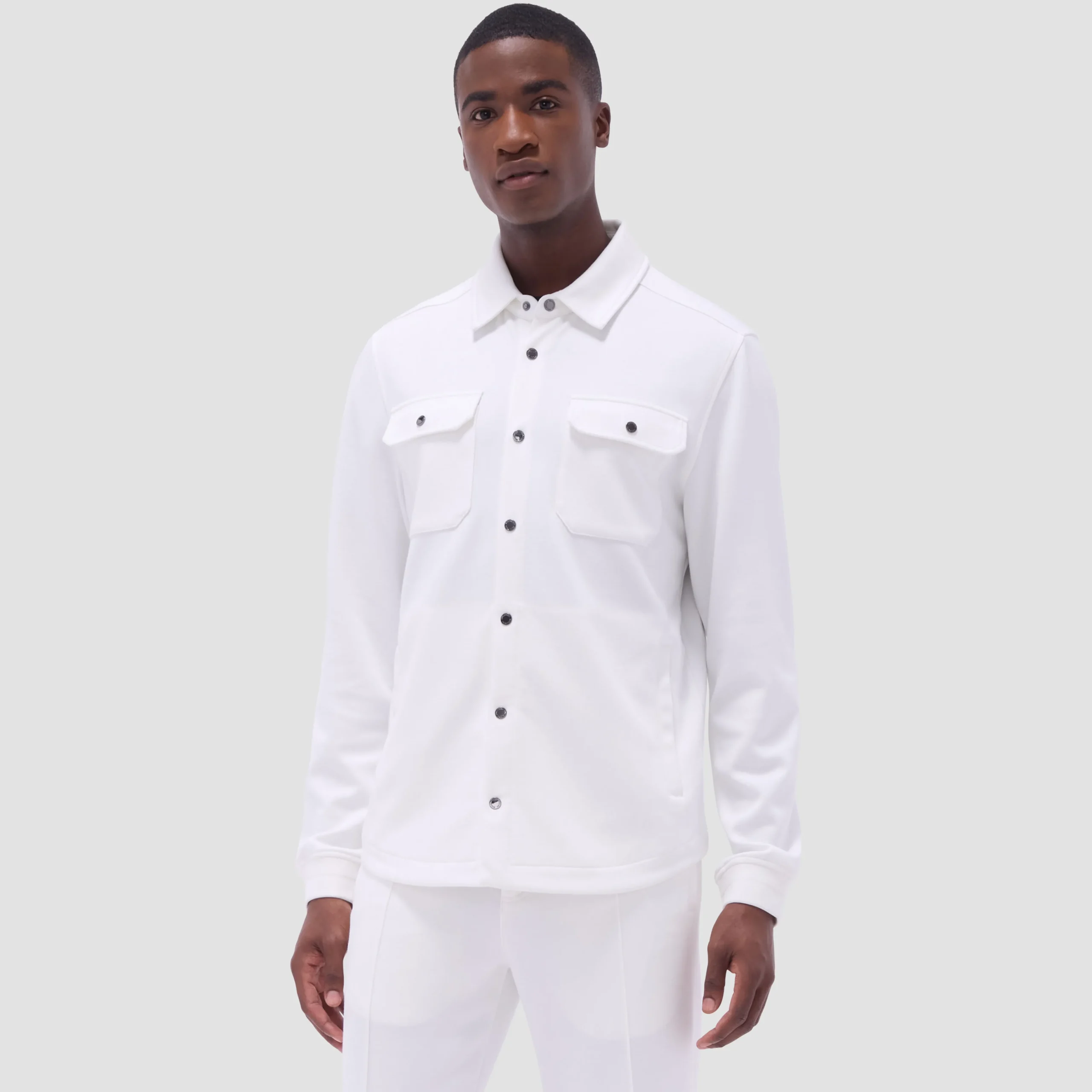 Soft Touch Solid Shirt Jacket