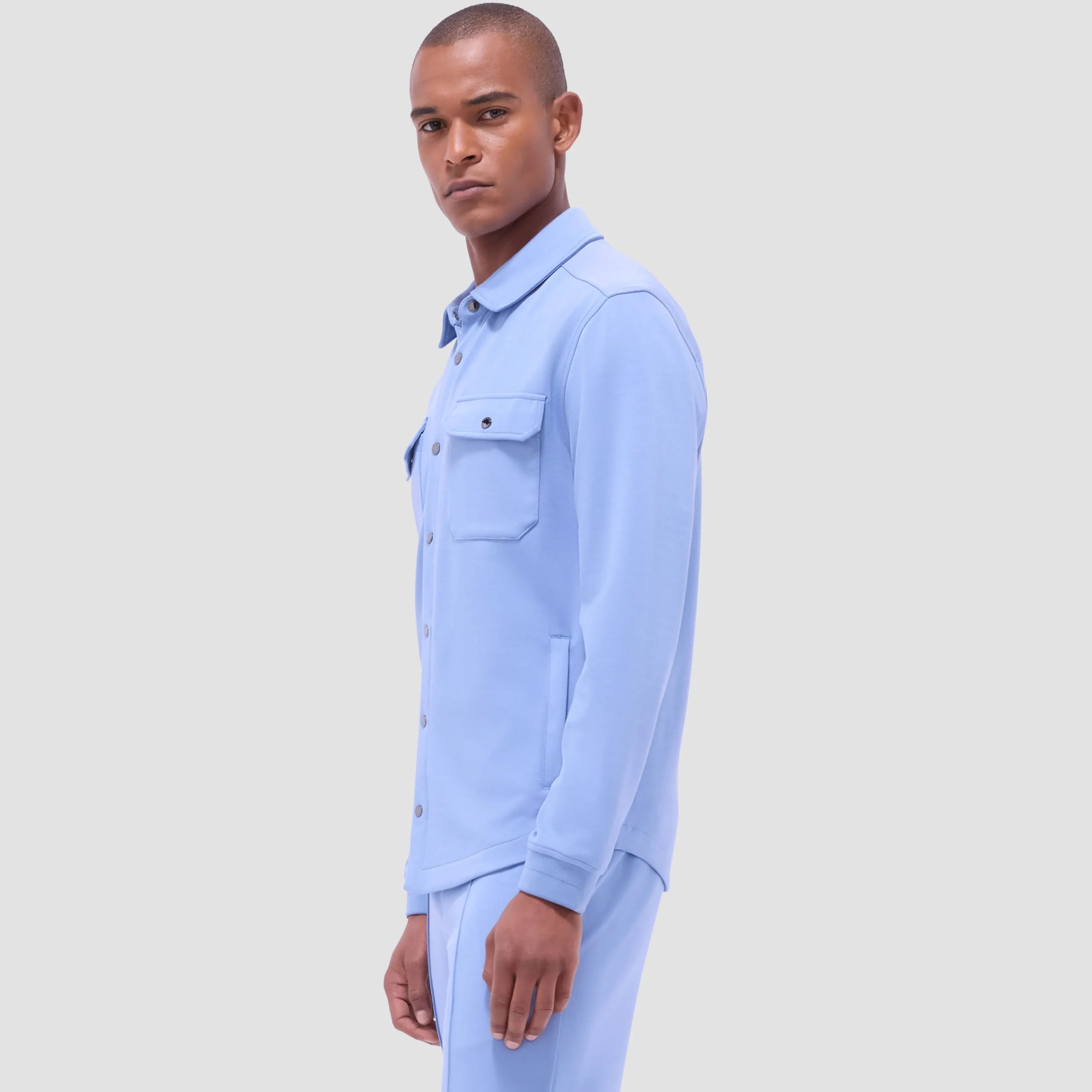 Soft Touch Solid Shirt Jacket