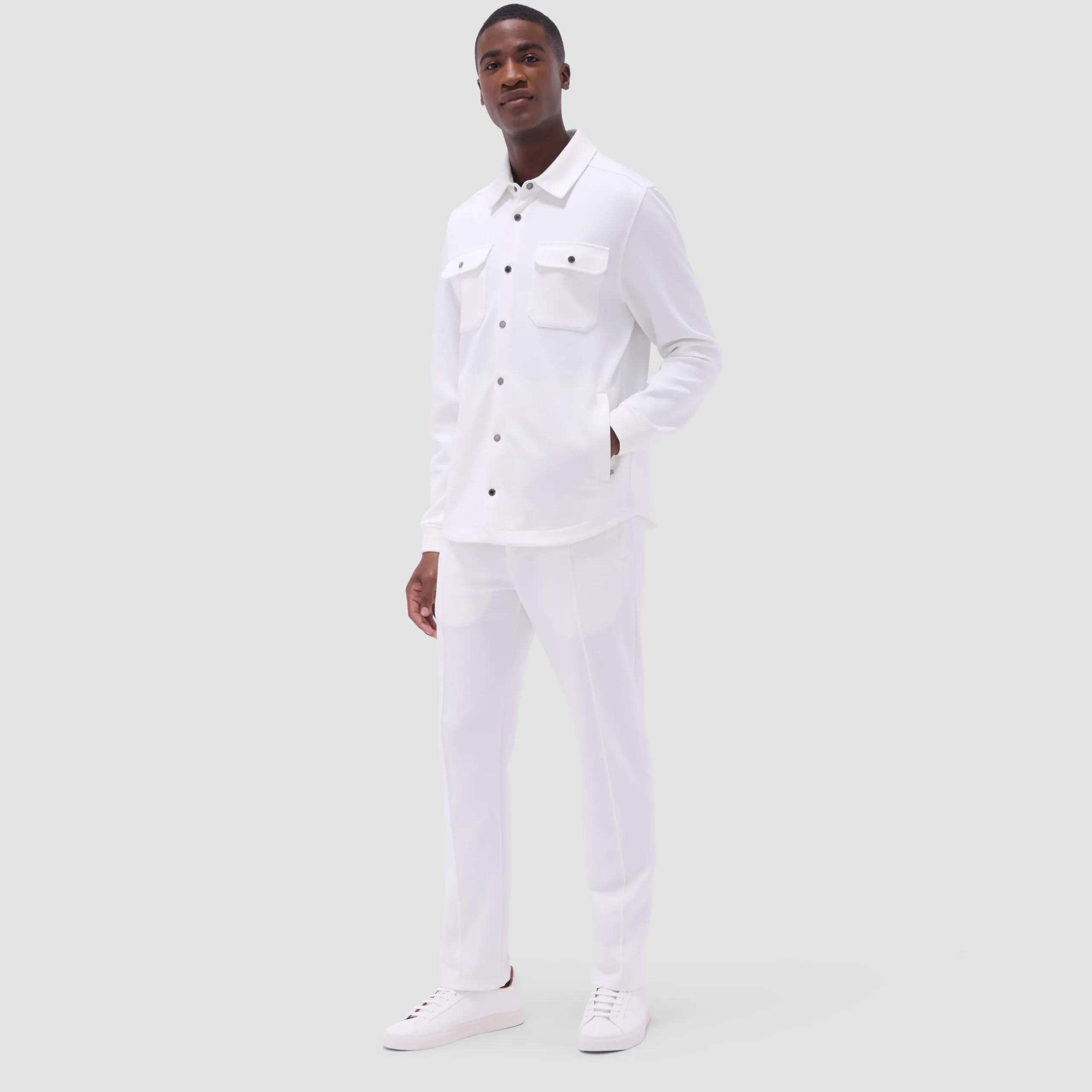 Soft Touch Solid Shirt Jacket