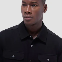 Soft Touch Solid Shirt Jacket
