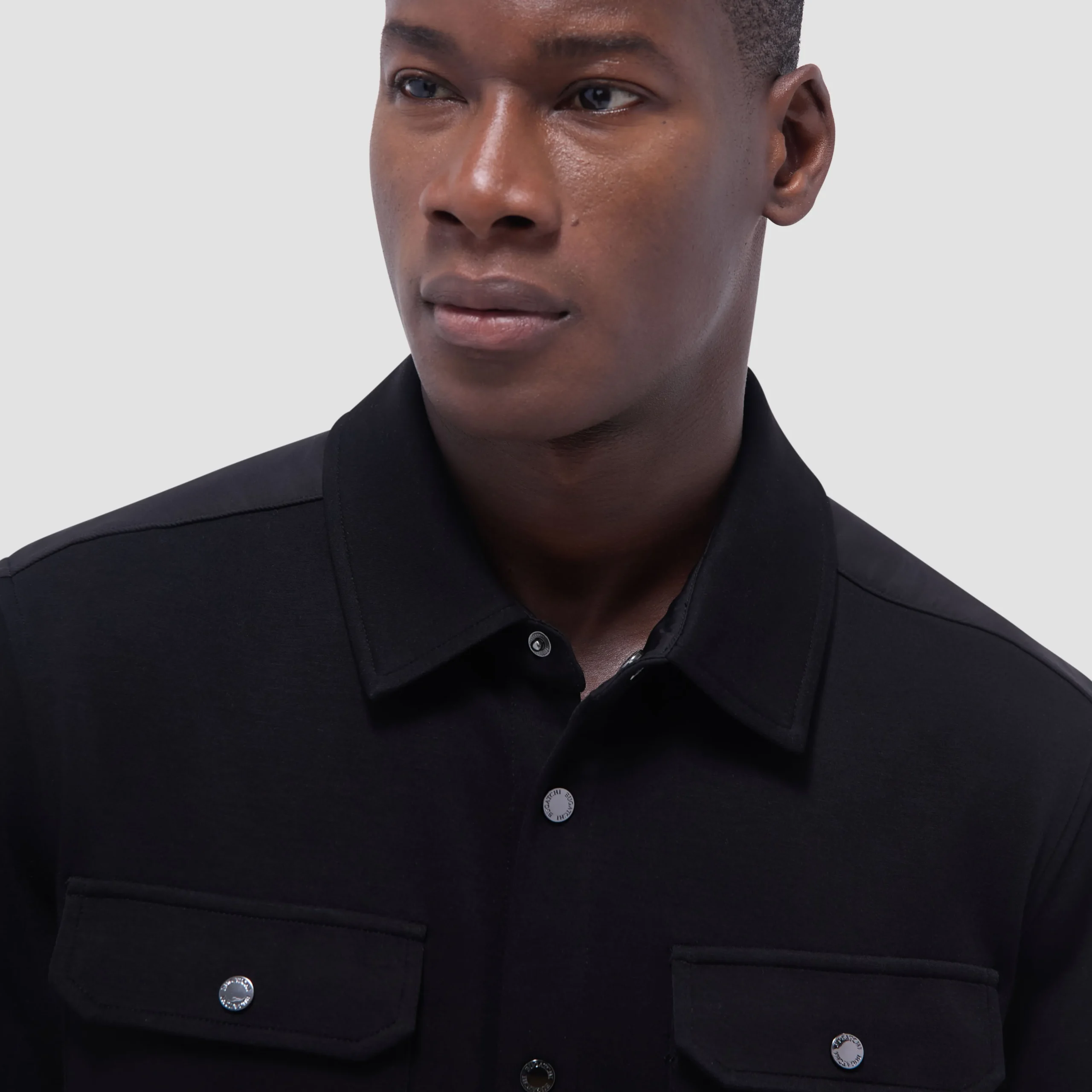 Soft Touch Solid Shirt Jacket