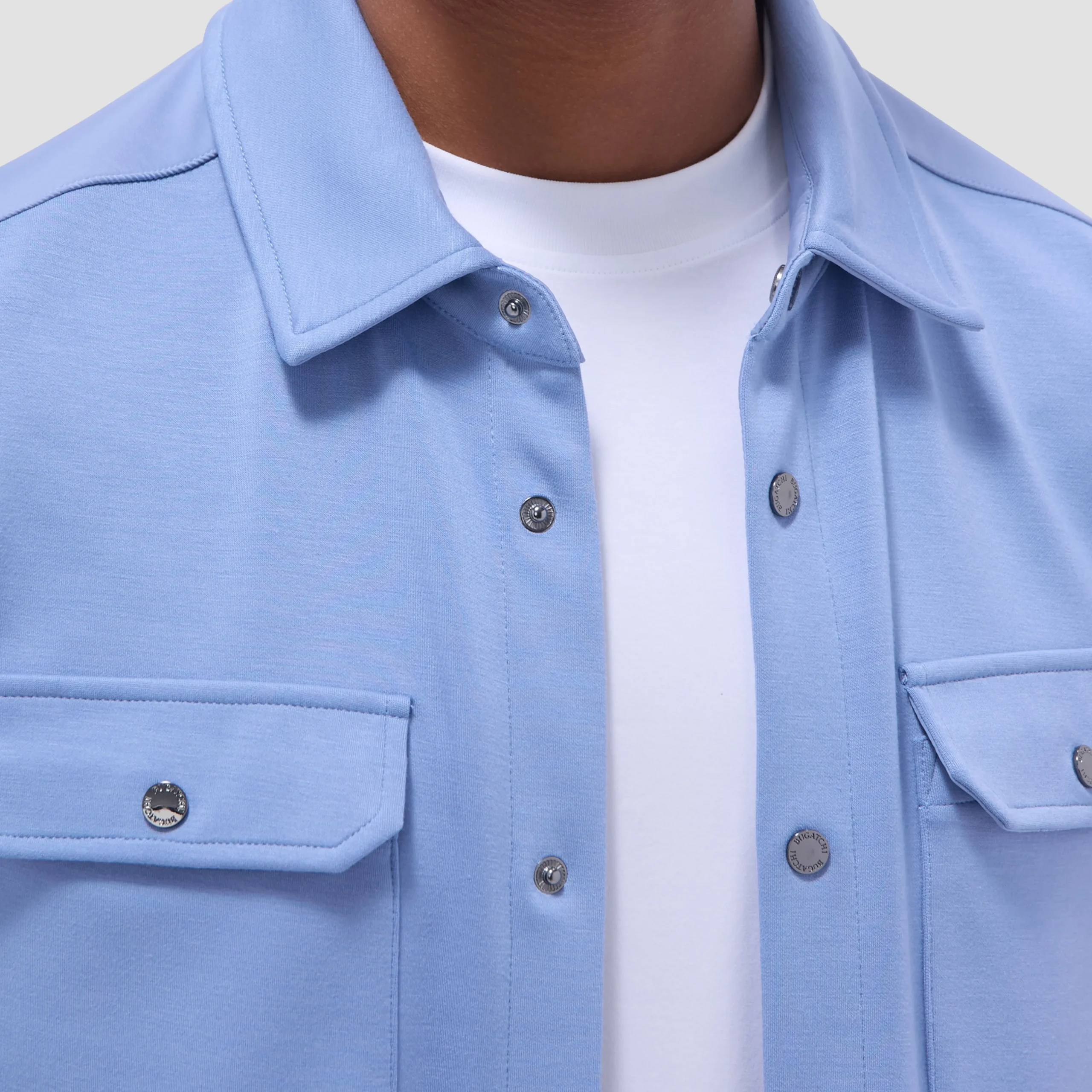 Soft Touch Solid Shirt Jacket