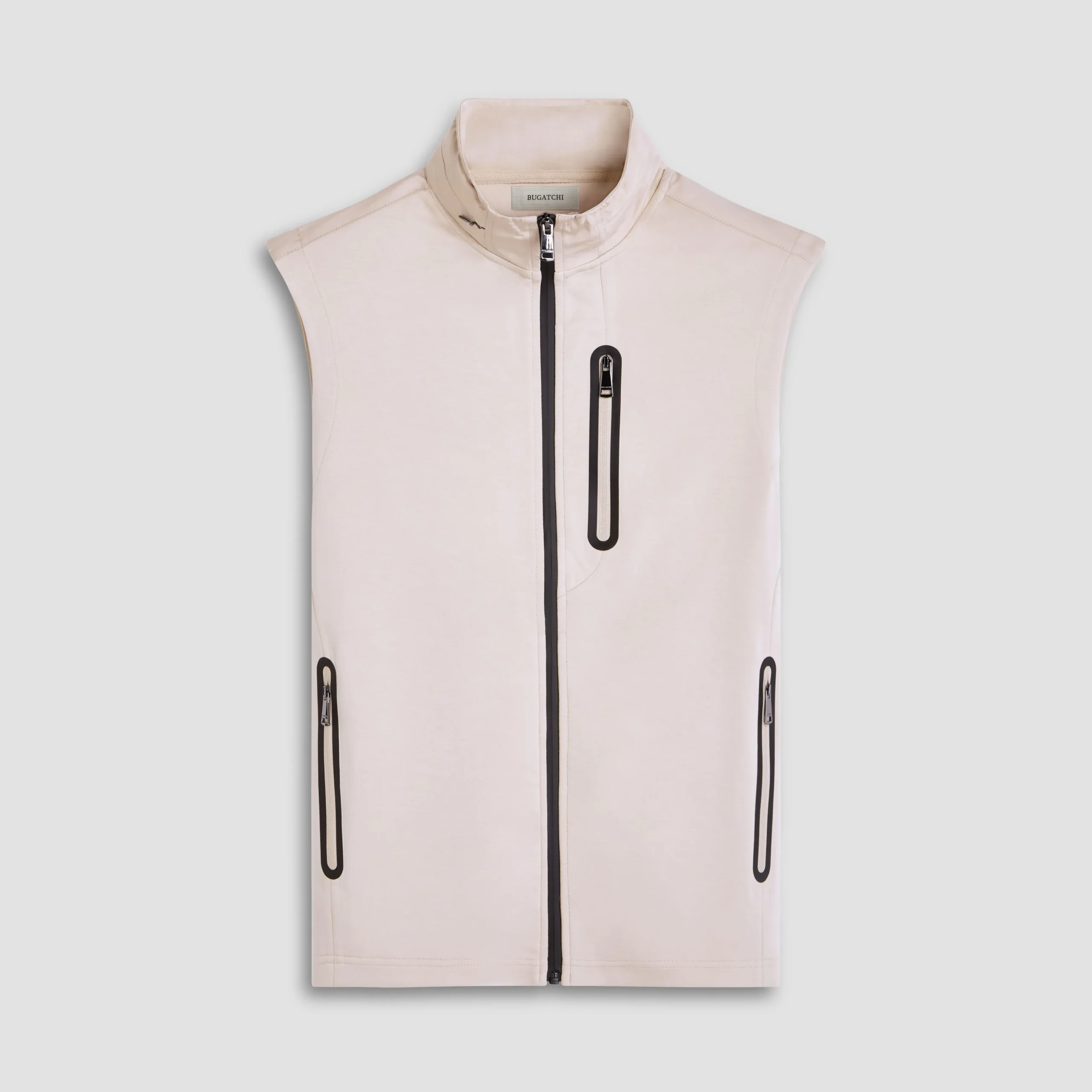 Soft Touch Solid Vest With Hood