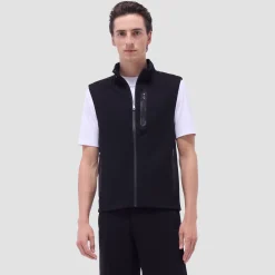 Soft Touch Solid Vest With Hood