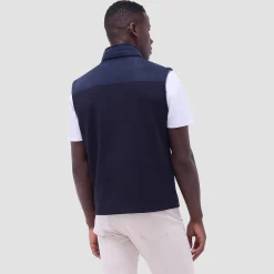 Soft Touch Solid Vest With Hood