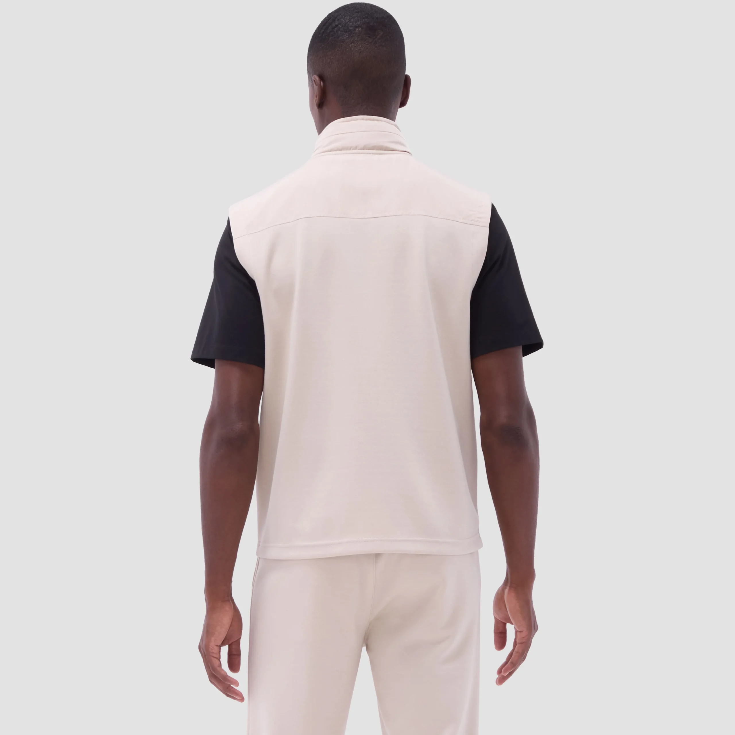 Soft Touch Solid Vest With Hood