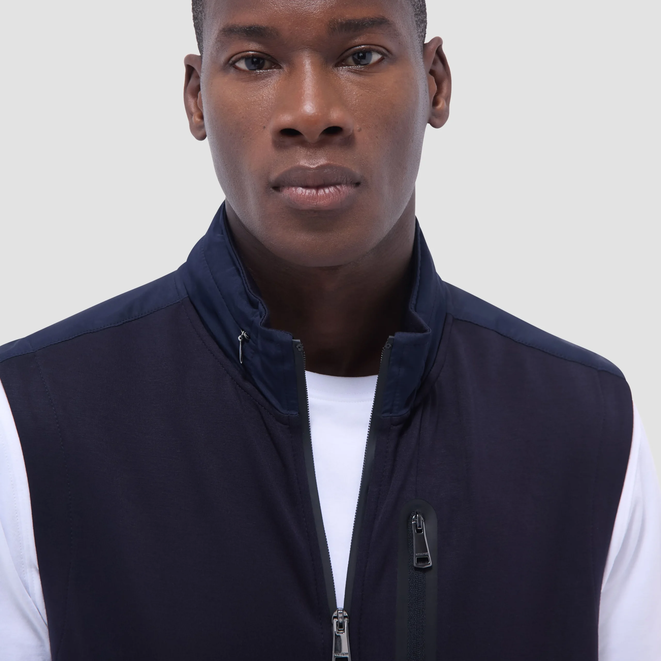 Soft Touch Solid Vest With Hood