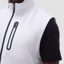 Soft Touch Solid Vest With Hood