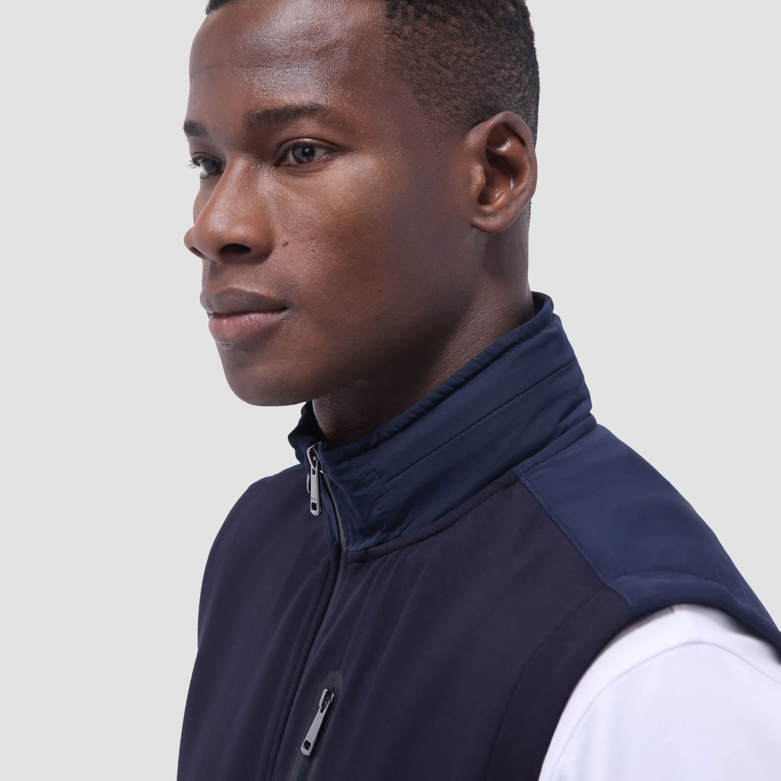 Soft Touch Solid Vest With Hood