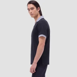 Solid Johnny Collar Polo Shirt