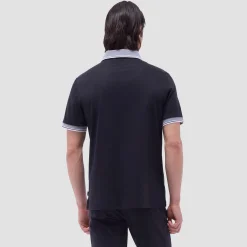Solid Johnny Collar Polo Shirt