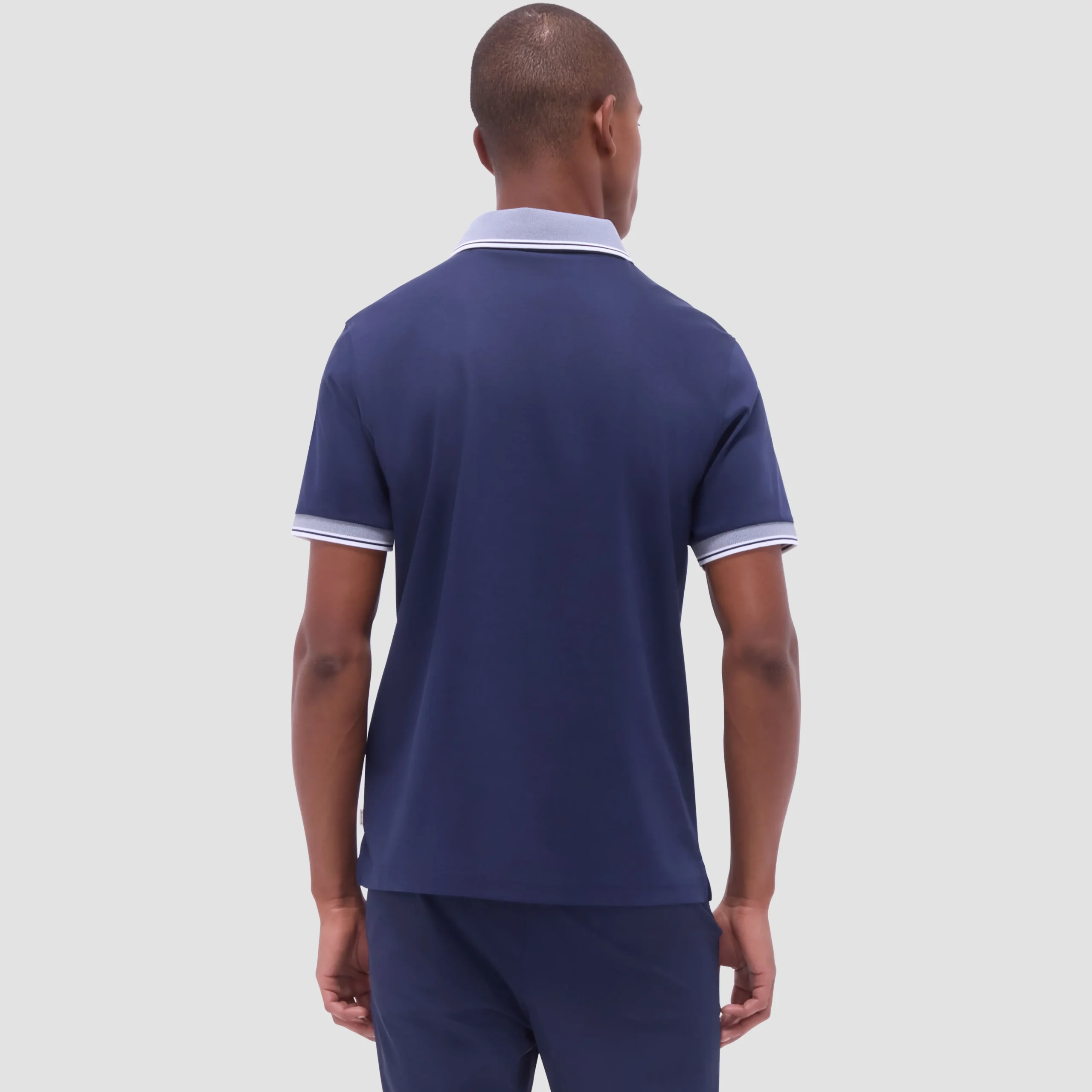 Solid Johnny Collar Polo Shirt
