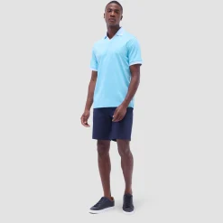 Solid Johnny Collar Polo Shirt