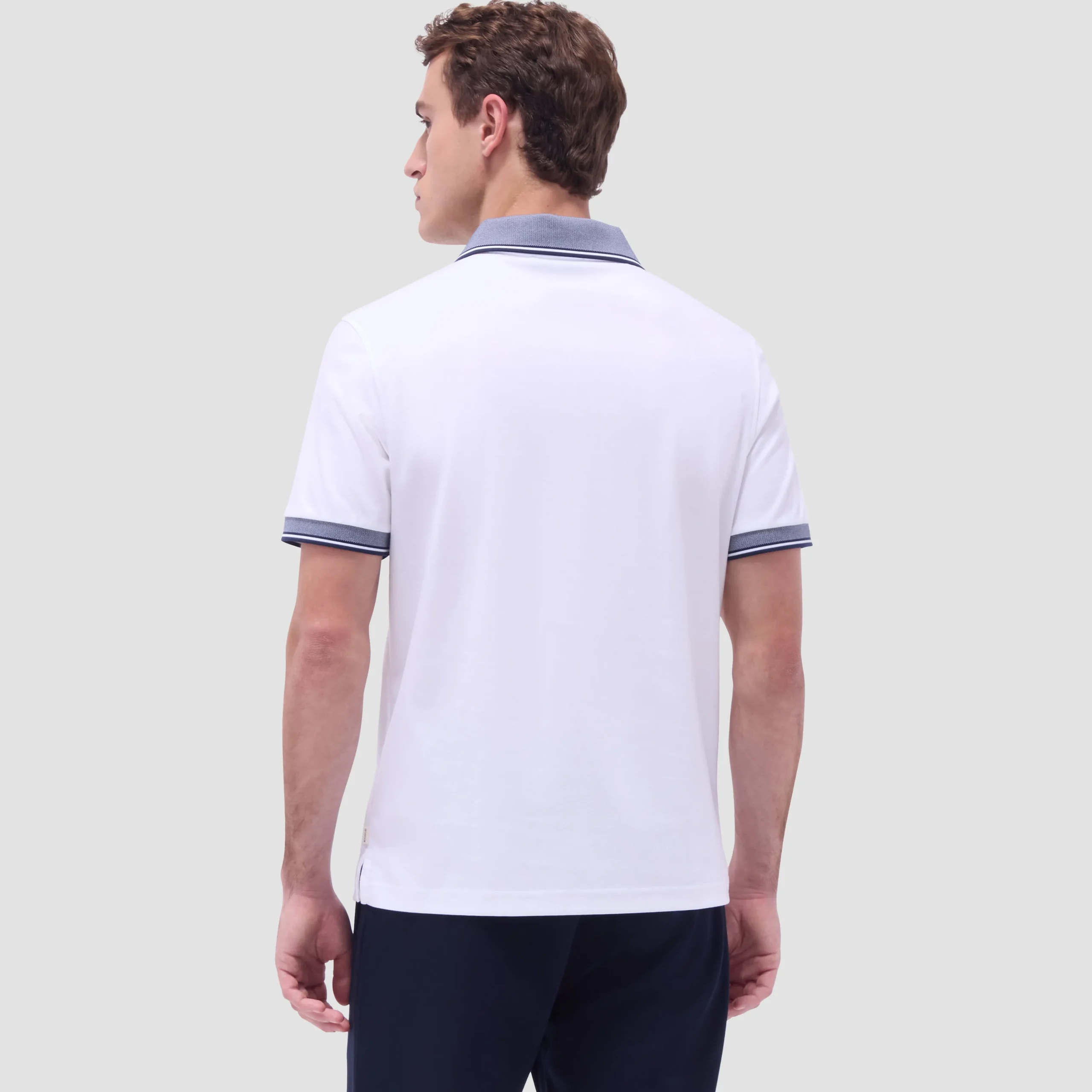Solid Johnny Collar Polo Shirt
