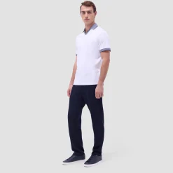 Solid Johnny Collar Polo Shirt