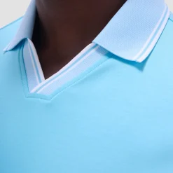 Solid Johnny Collar Polo Shirt