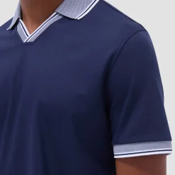 Solid Johnny Collar Polo Shirt
