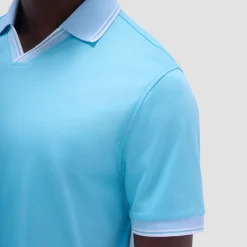 Solid Johnny Collar Polo Shirt