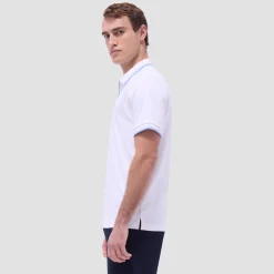 Solid Quarter-Zip Polo Shirt