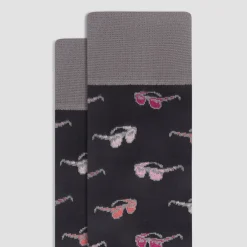 Spectacles Mid-Calf Socks