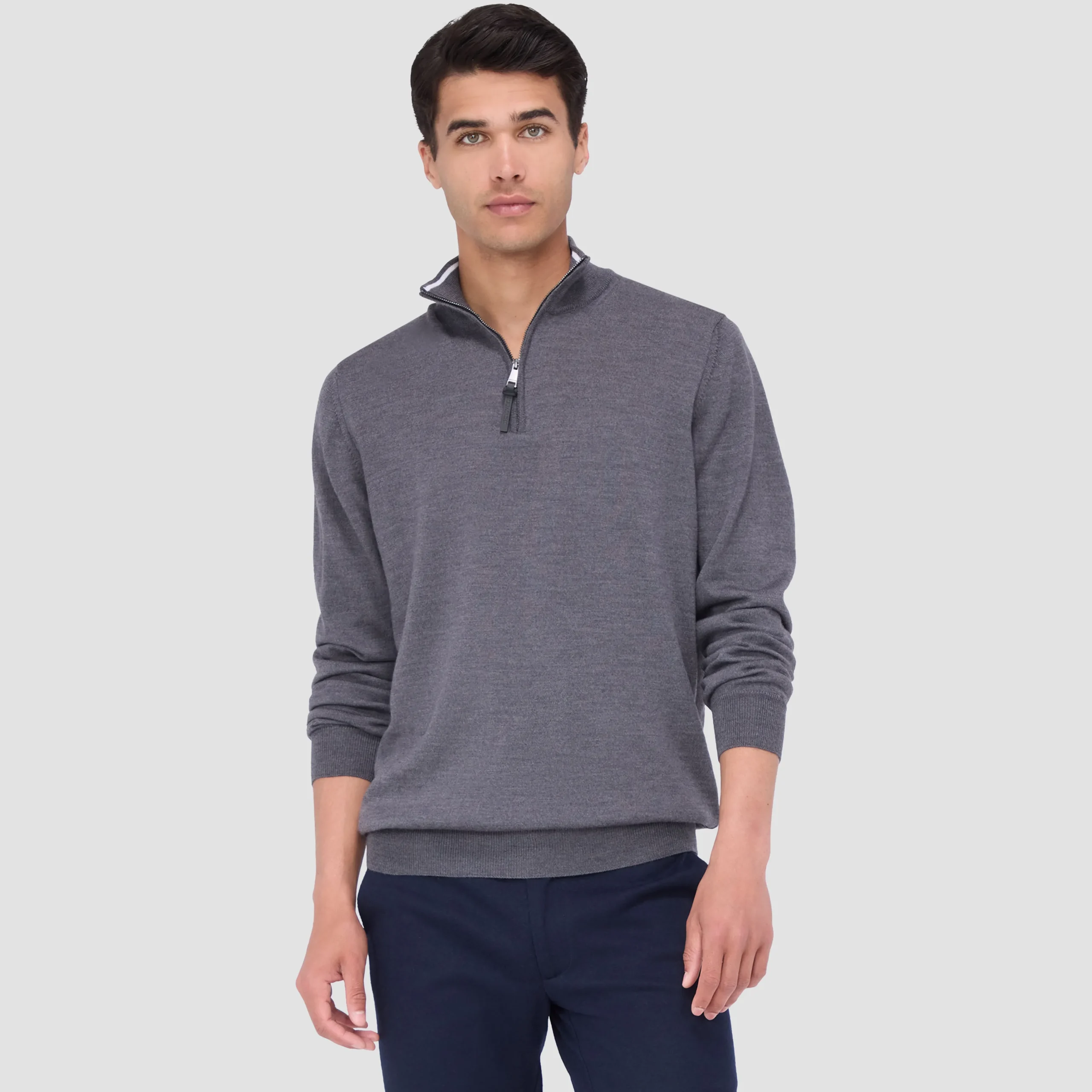 Spencer Quarter-Zip Super Merino Sweater