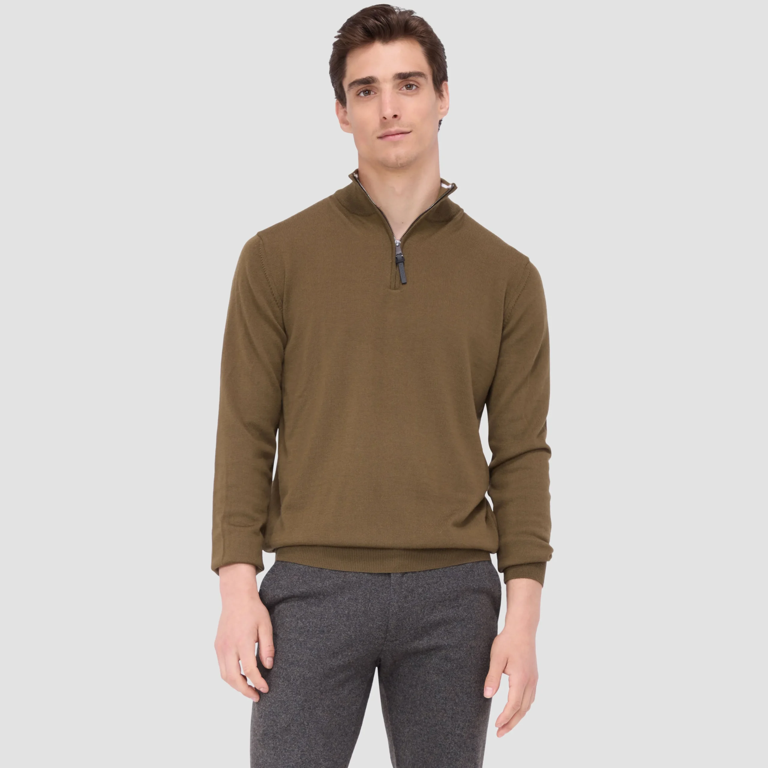 Spencer Quarter-Zip Super Merino Sweater