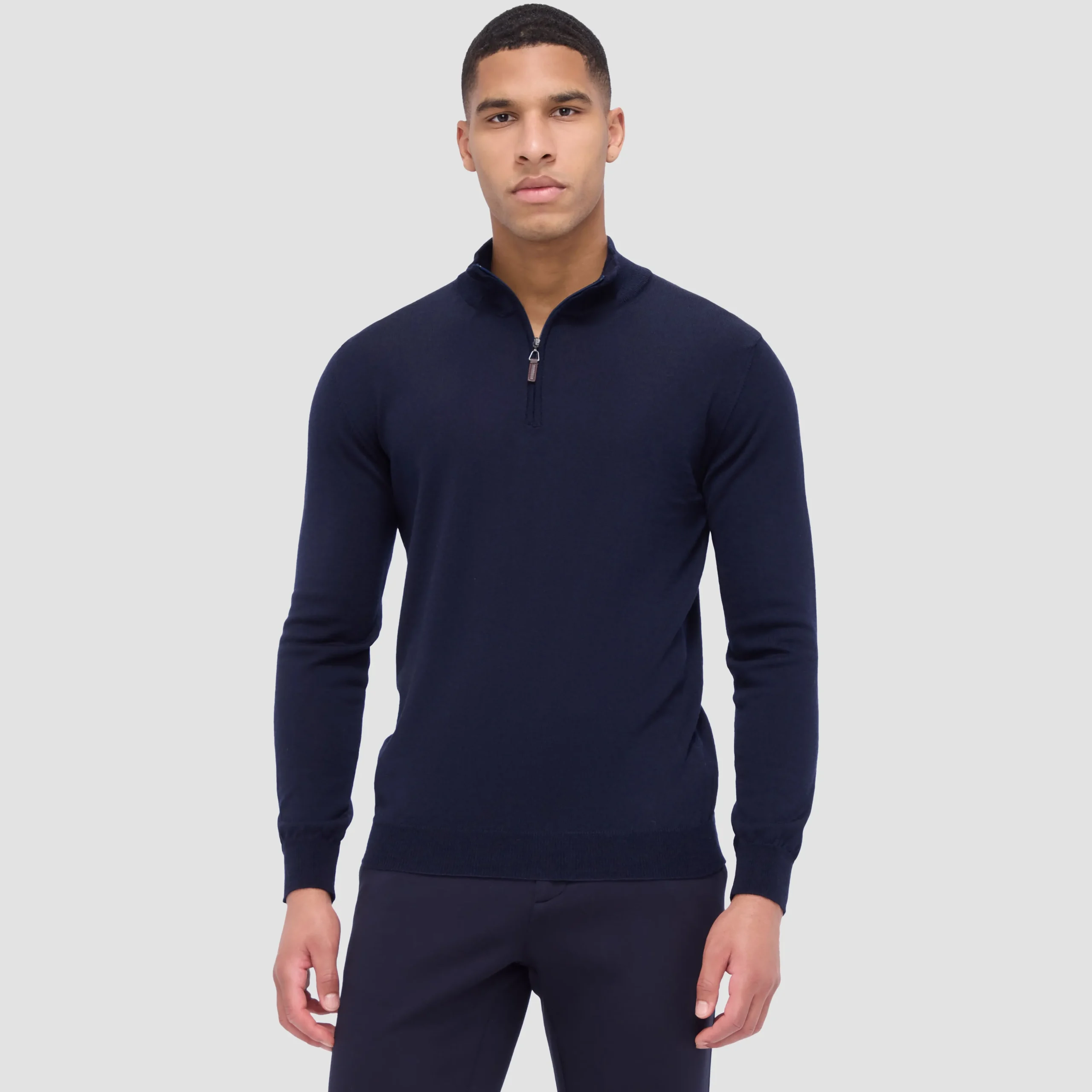 Spencer Quarter-Zip Super Merino Sweater