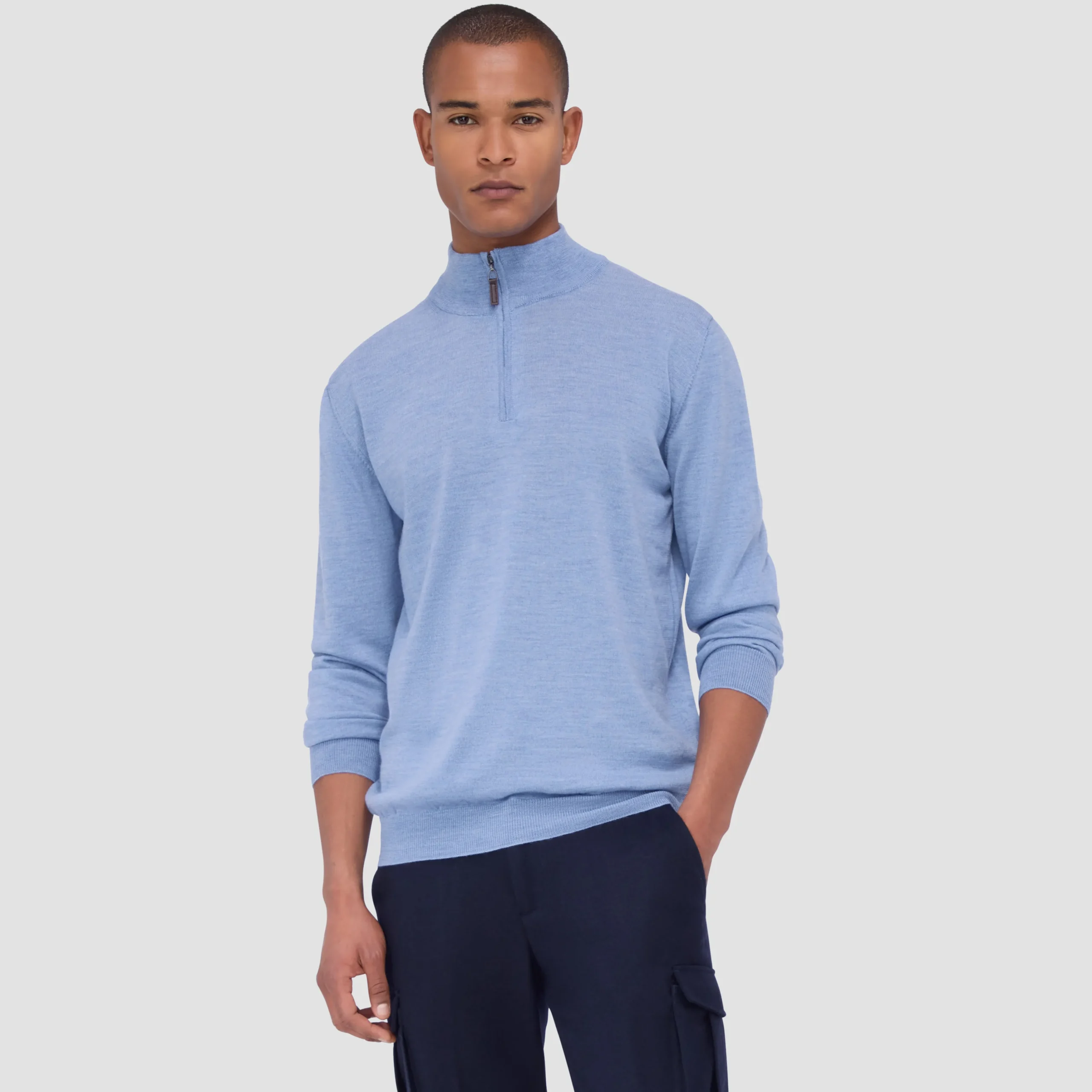 Spencer Quarter-Zip Super Merino Sweater