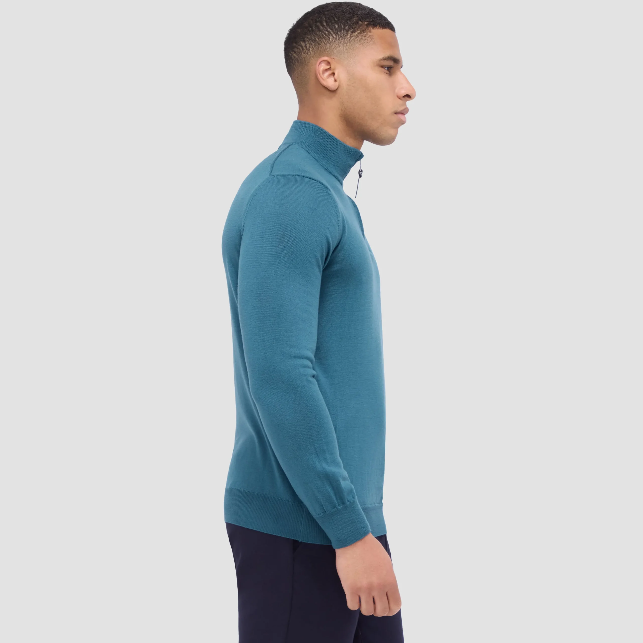 Spencer Quarter-Zip Super Merino Sweater