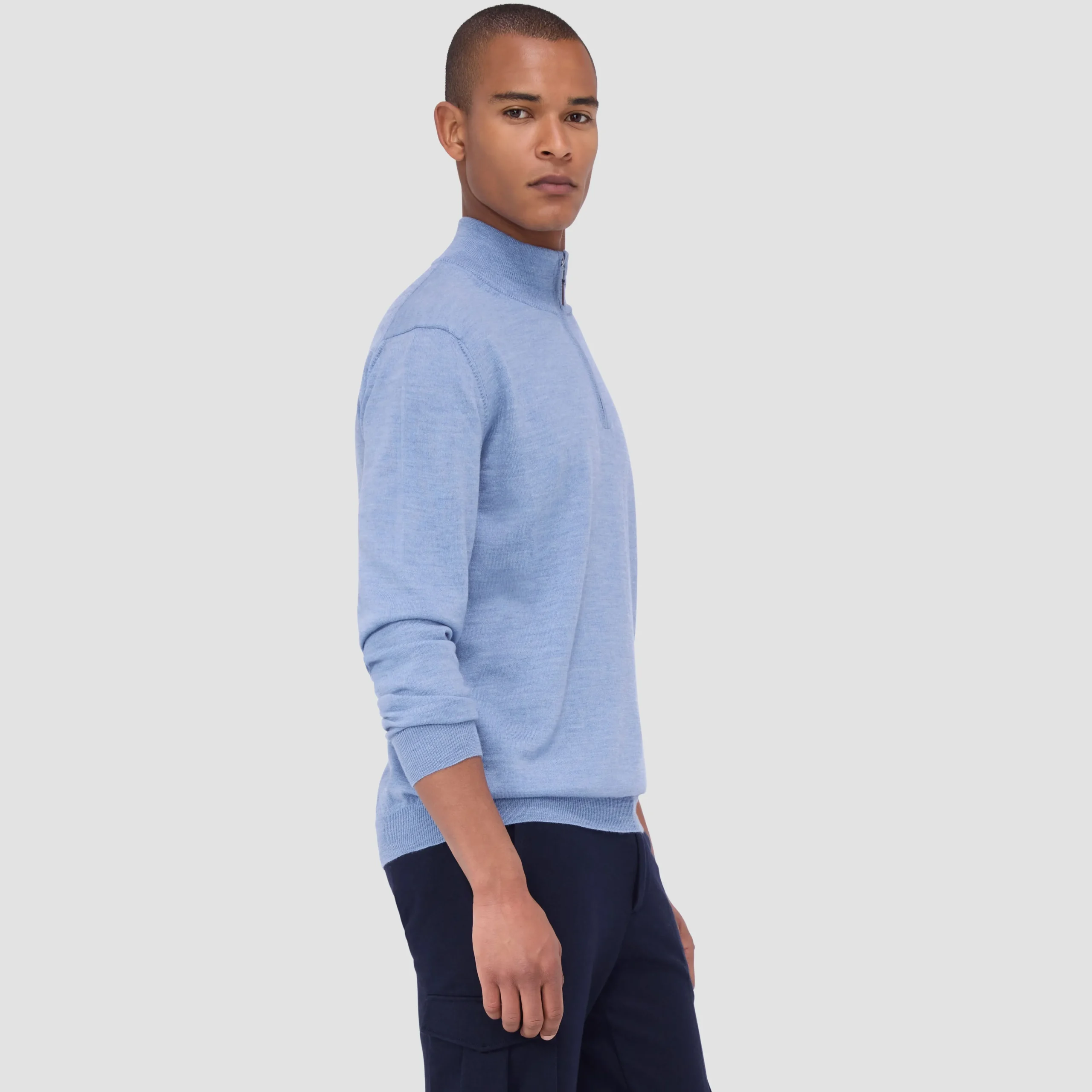 Spencer Quarter-Zip Super Merino Sweater