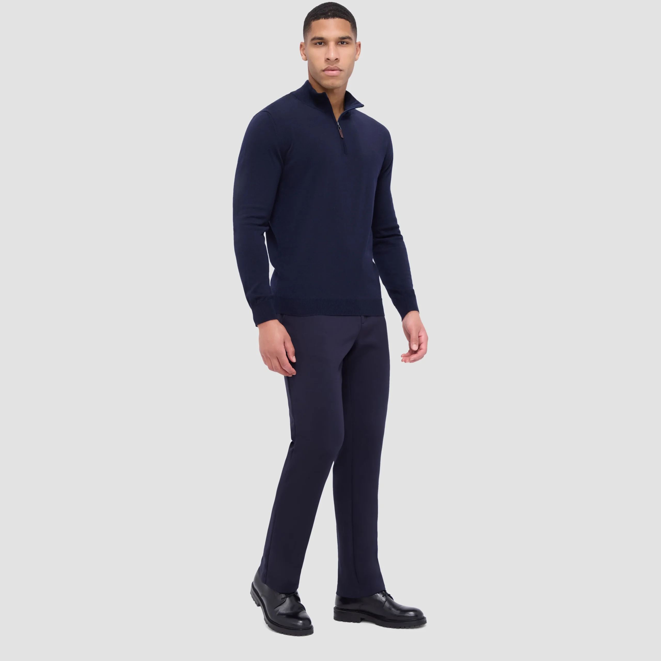 Spencer Quarter-Zip Super Merino Sweater