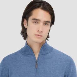 Spencer Quarter-Zip Super Merino Sweater
