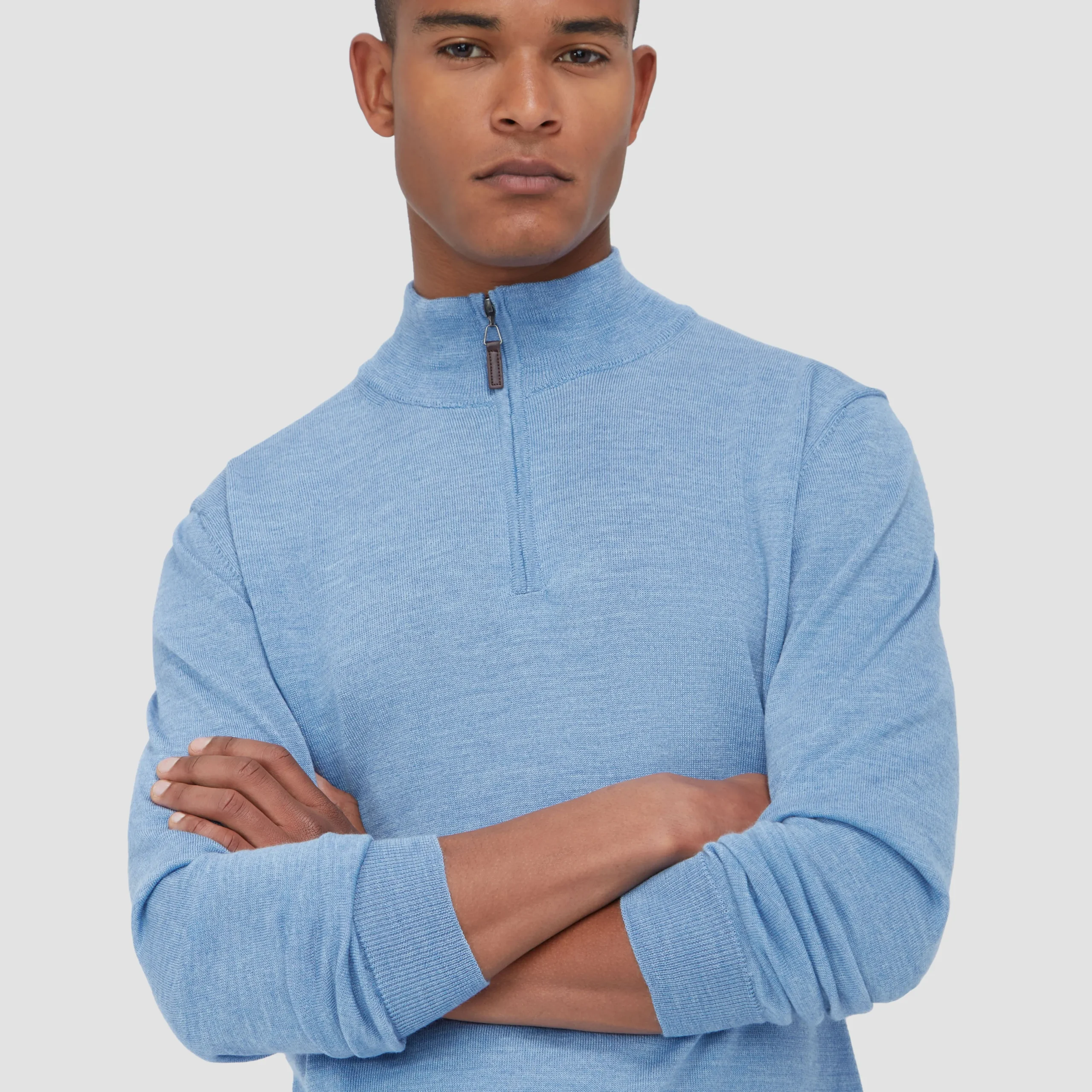 Spencer Quarter-Zip Super Merino Sweater